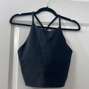 Old navy active cropped tank top with built in bra